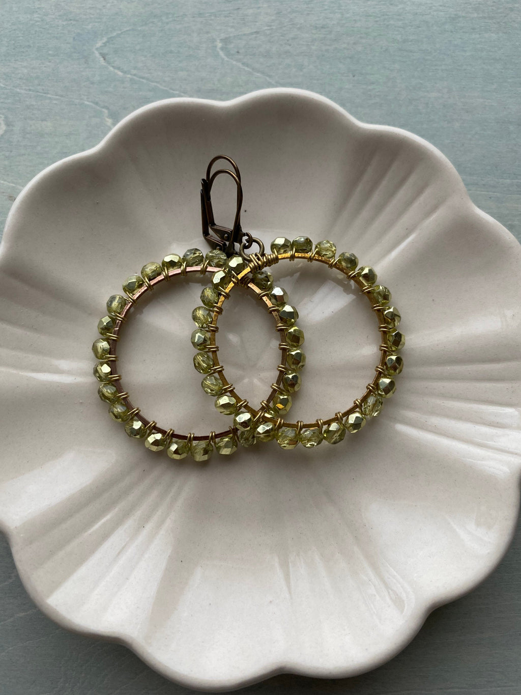 Dragonfly green Hoops