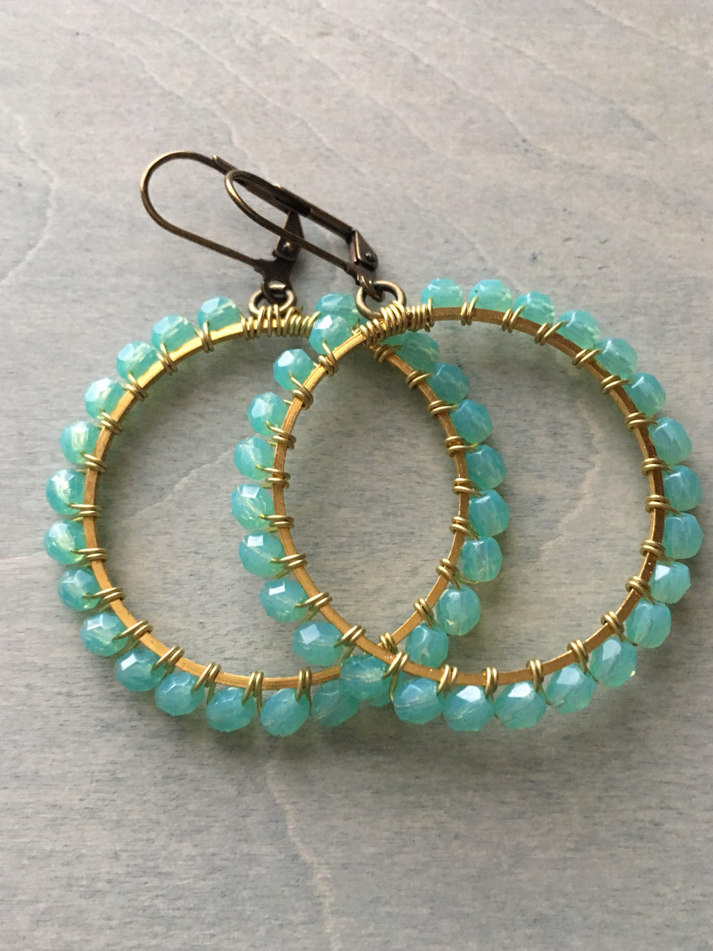 Pepper mint green hoops