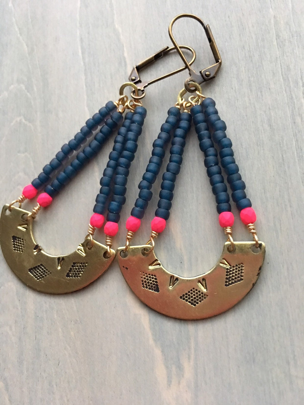 Water reflections  earrings