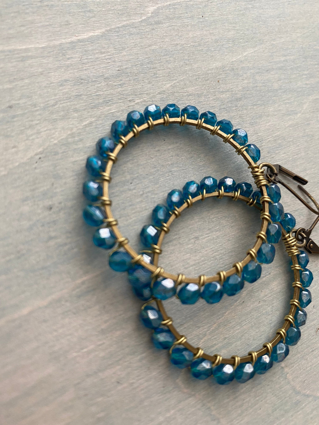 Deep Ocean Blue Hoops