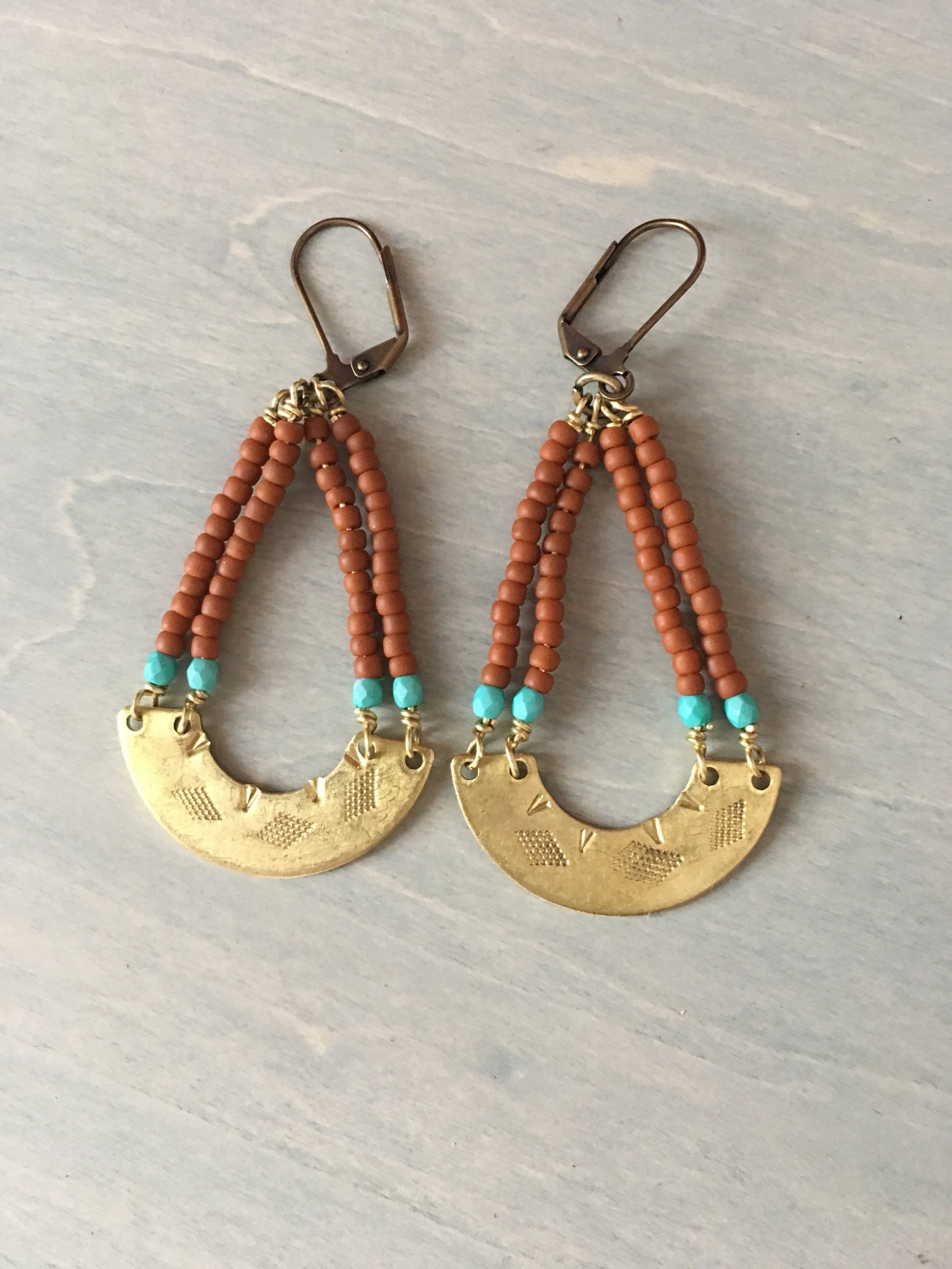 Santa Fe Moon in Rust