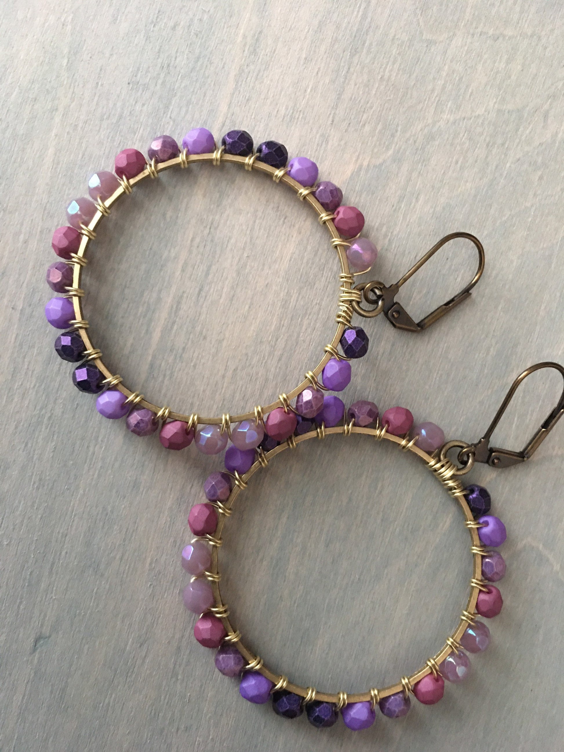 Ombré in Purple hoops