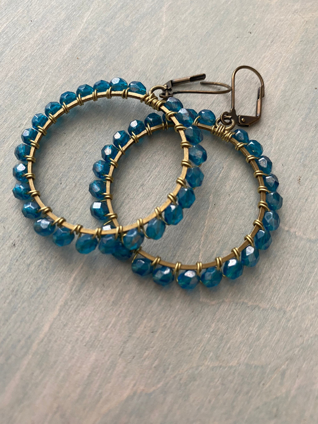 Deep Ocean Blue Hoops