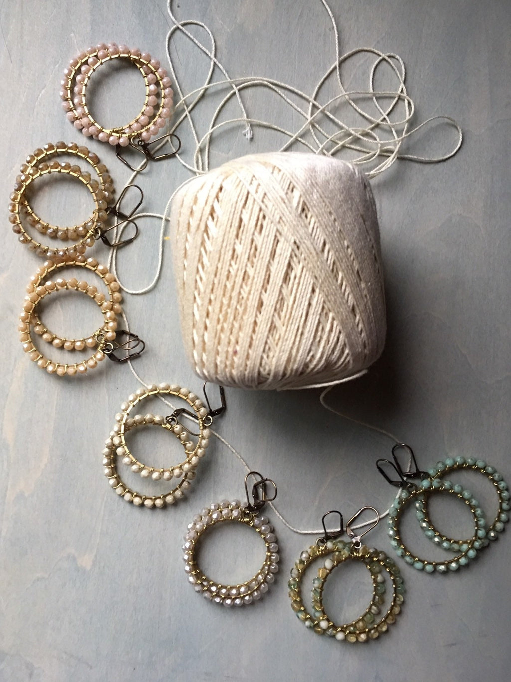 Silvery moon hoop