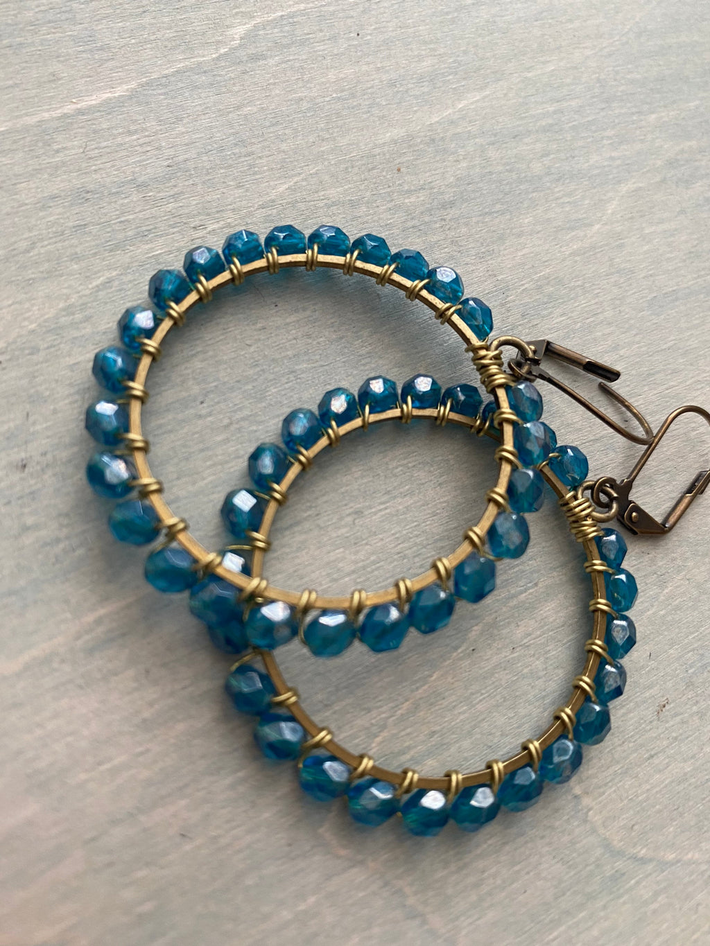 Deep Ocean Blue Hoops