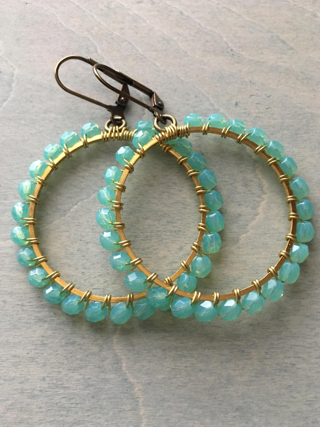 Pepper mint green hoops