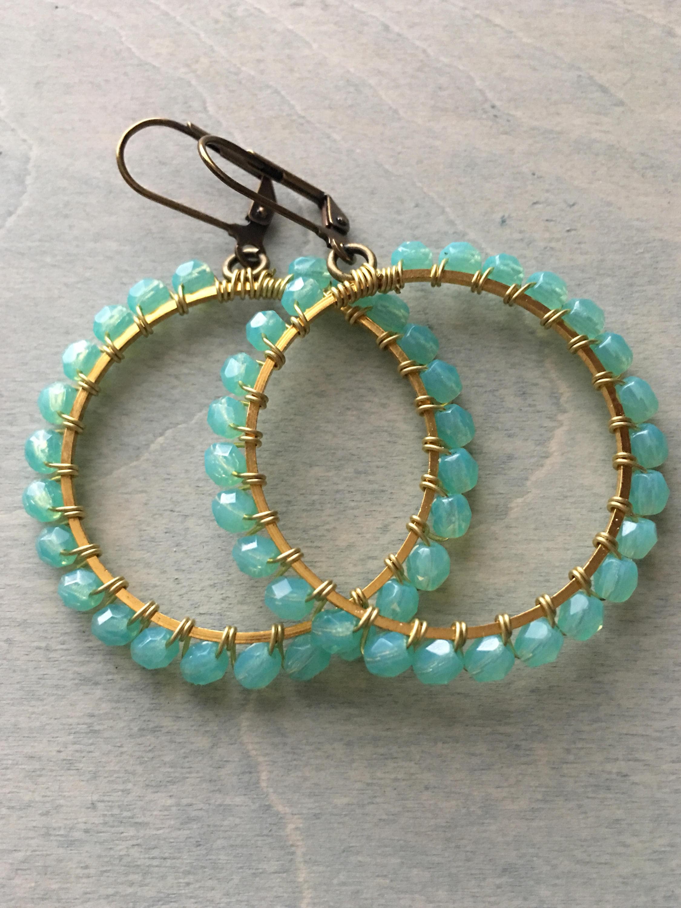 Pepper mint green hoops