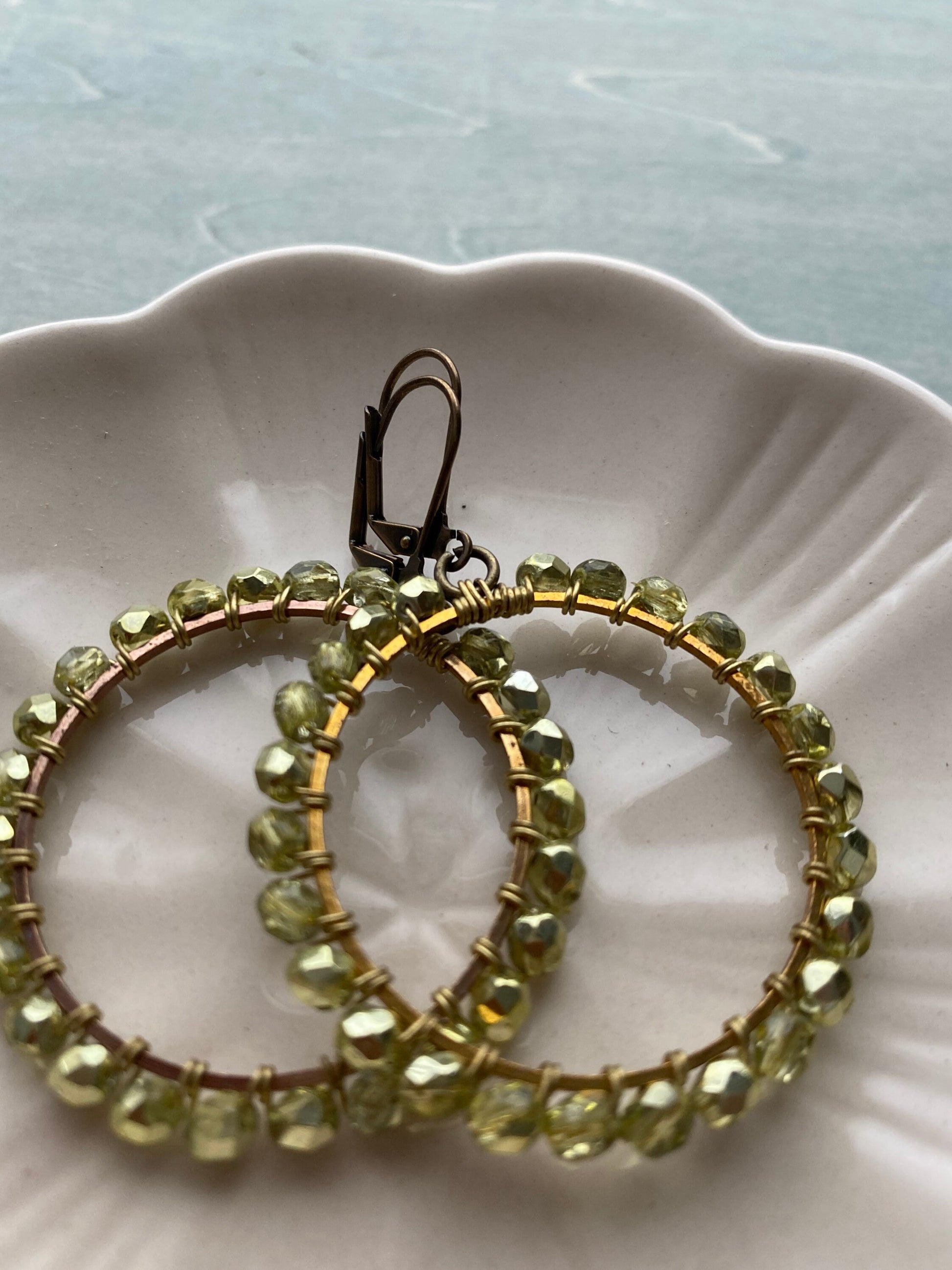 Dragonfly green Hoops
