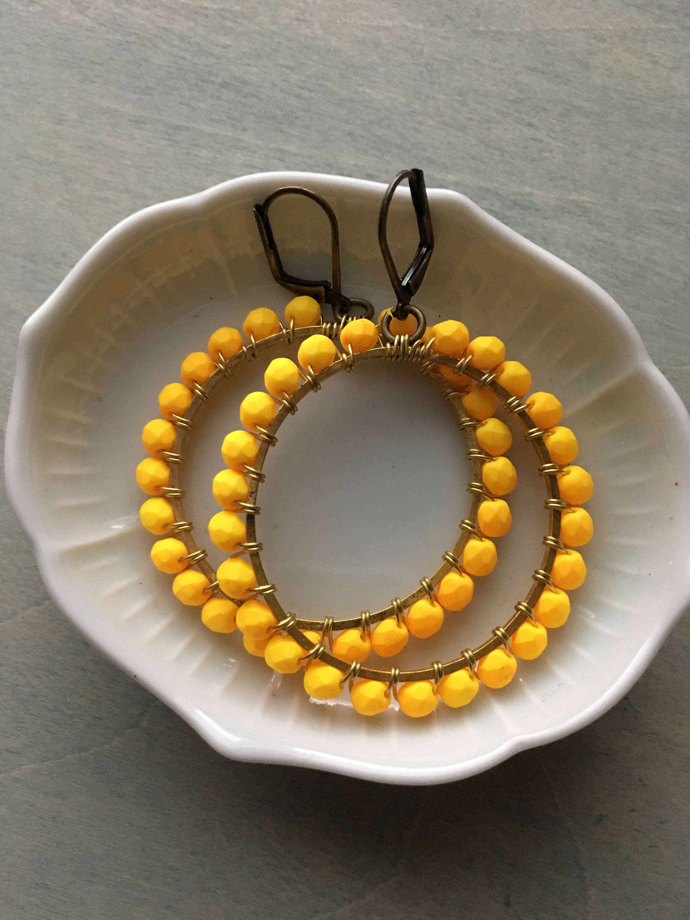 Laker gold hoops