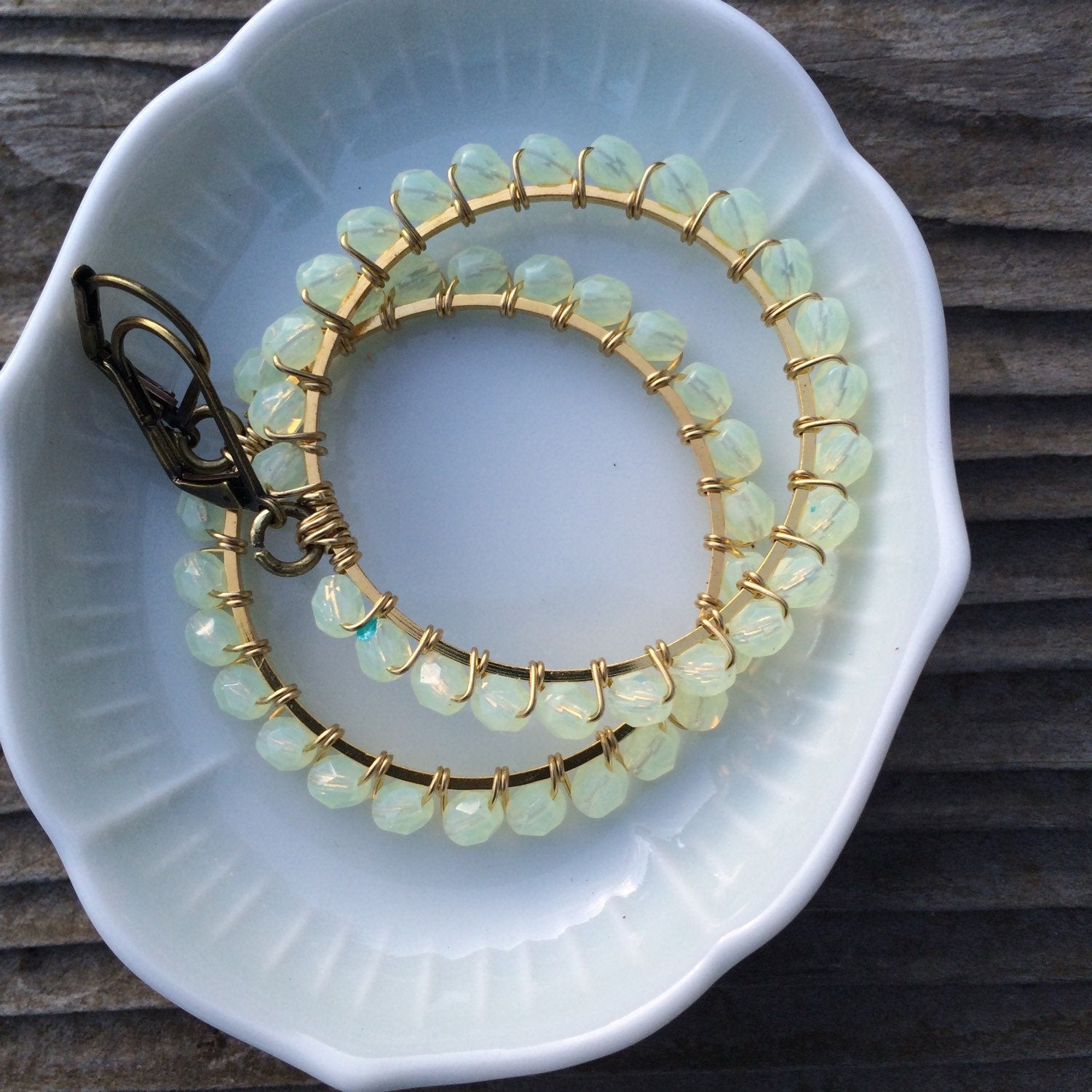 Golden Agate Hoops