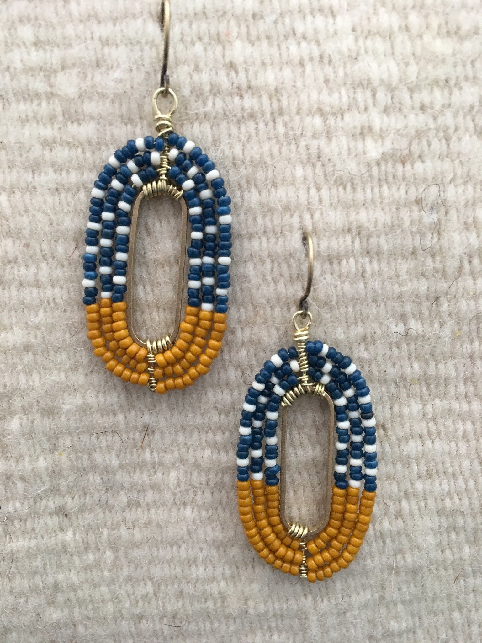 Night rain earrings