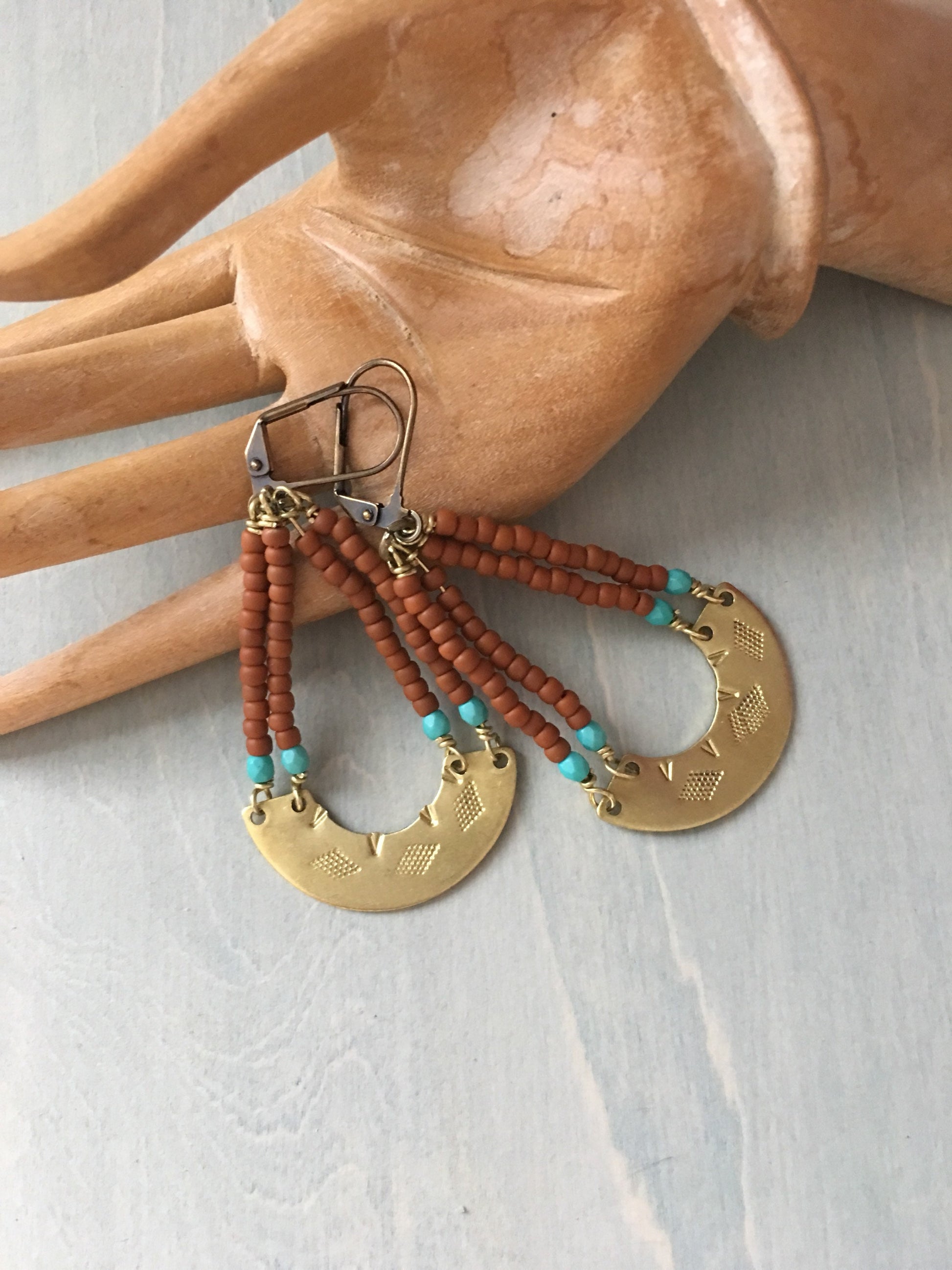 Santa Fe Moon in Rust