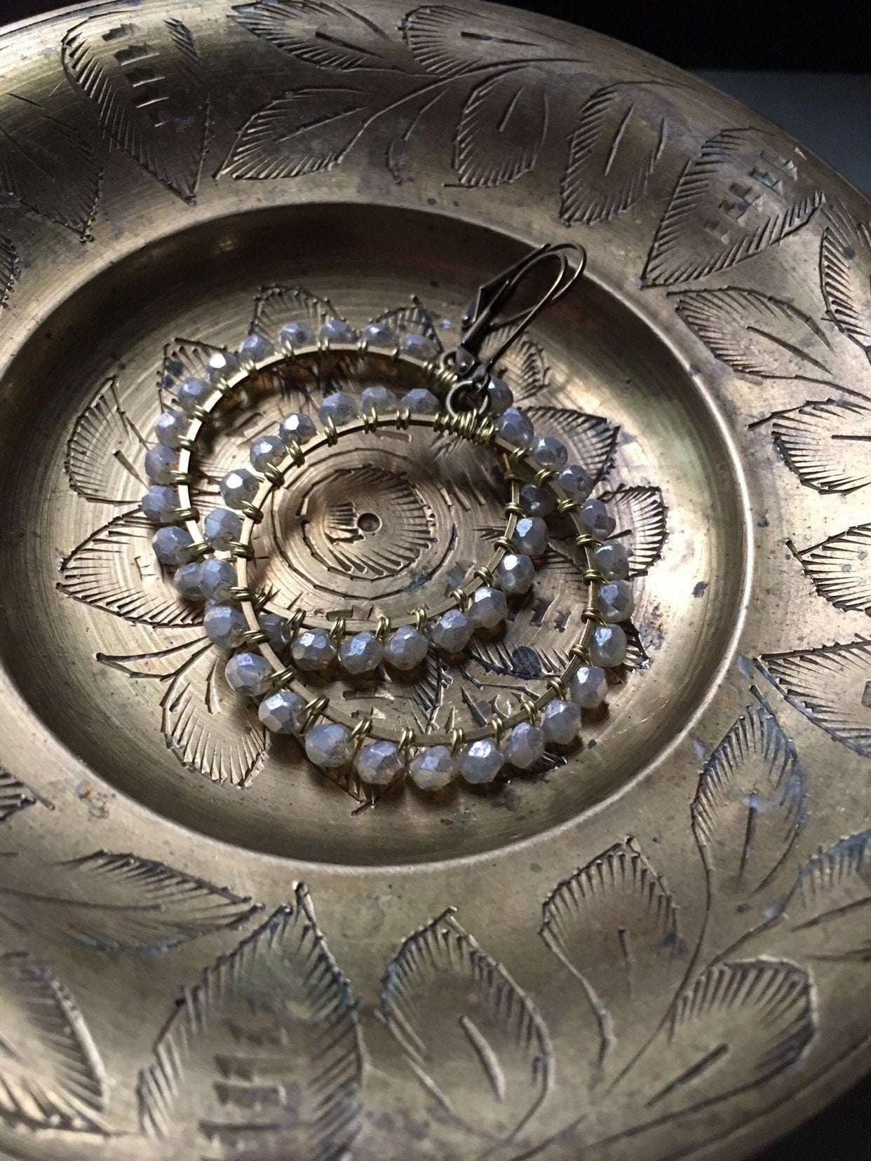 Silvery moon hoop