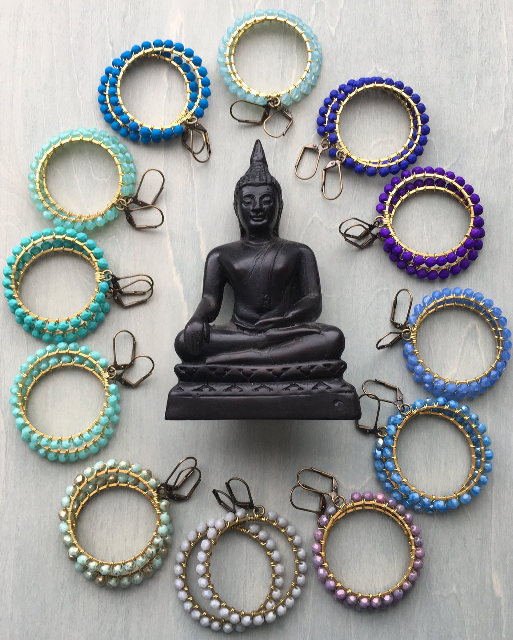 vibrant violet  hoops