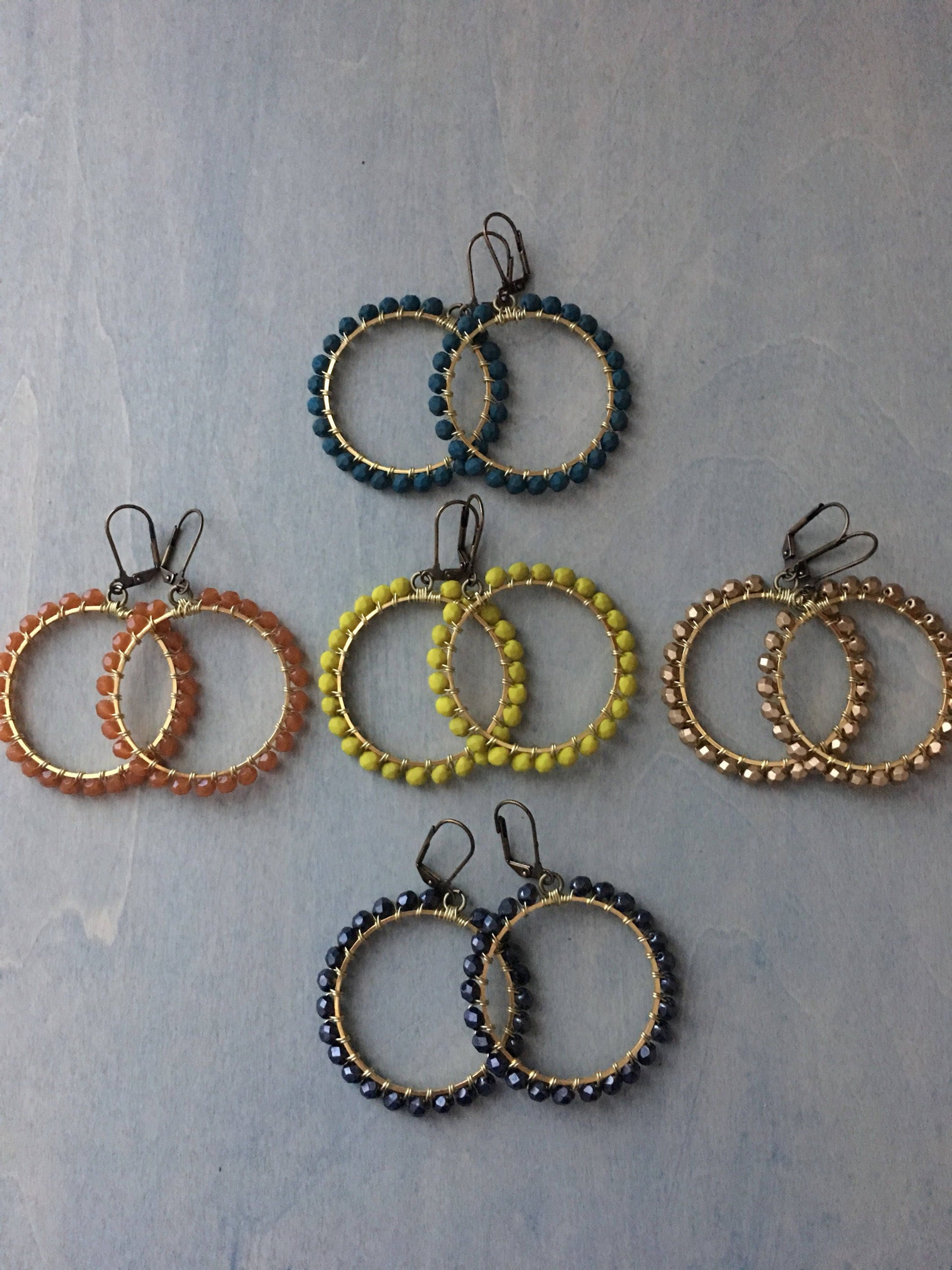Carnelian  hoops