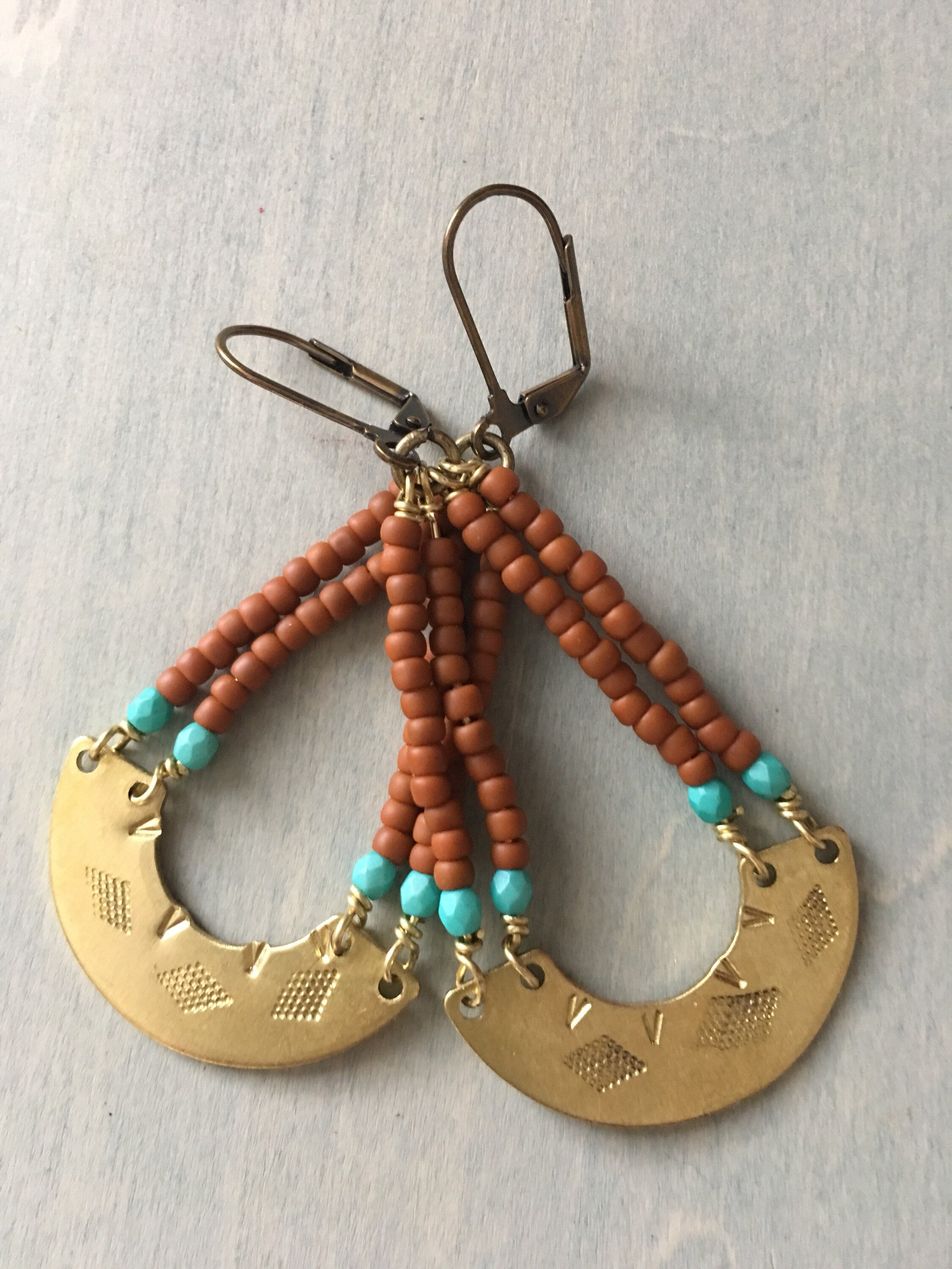 Santa Fe Moon in Rust