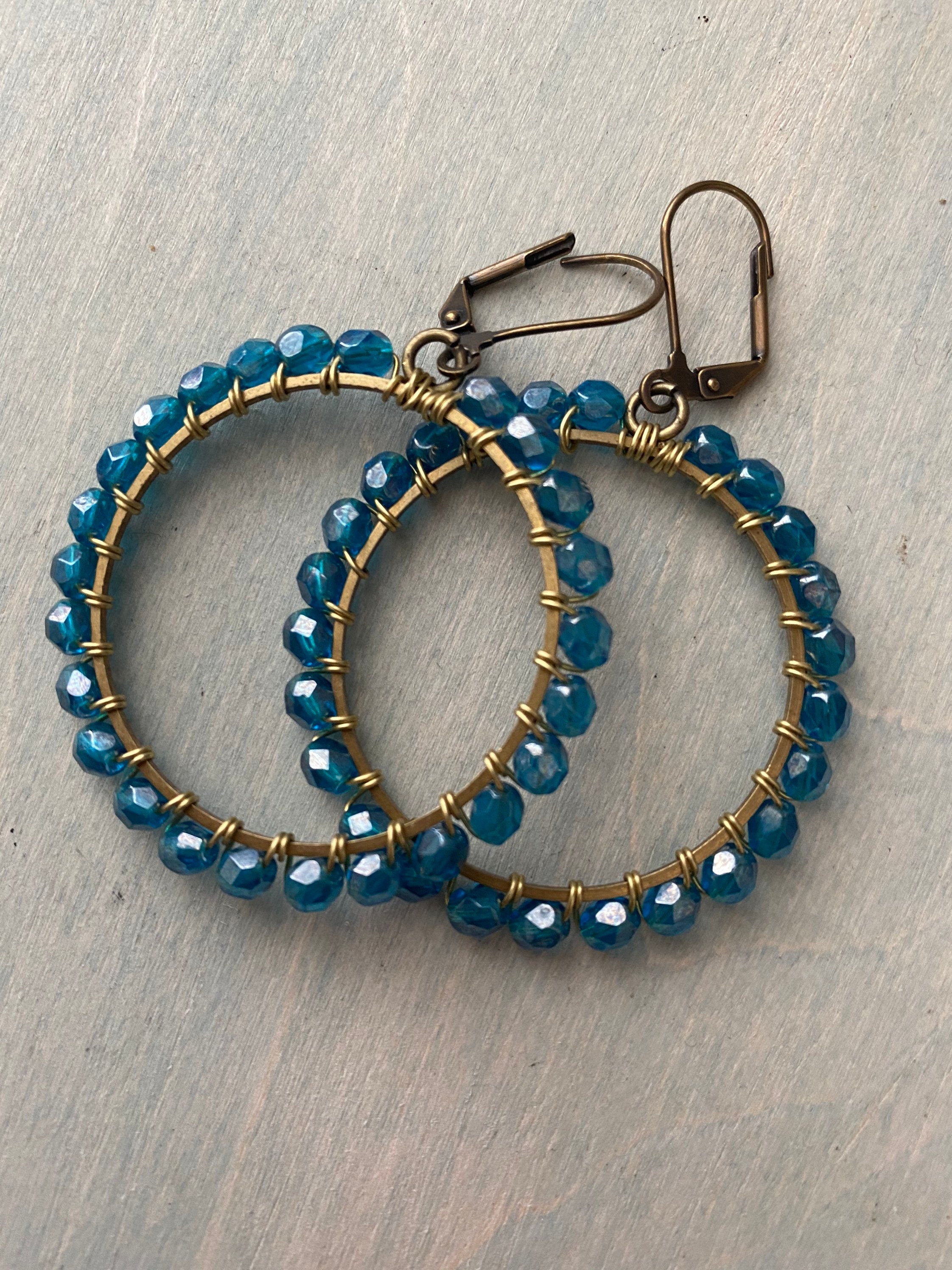 Deep Ocean Blue Hoops