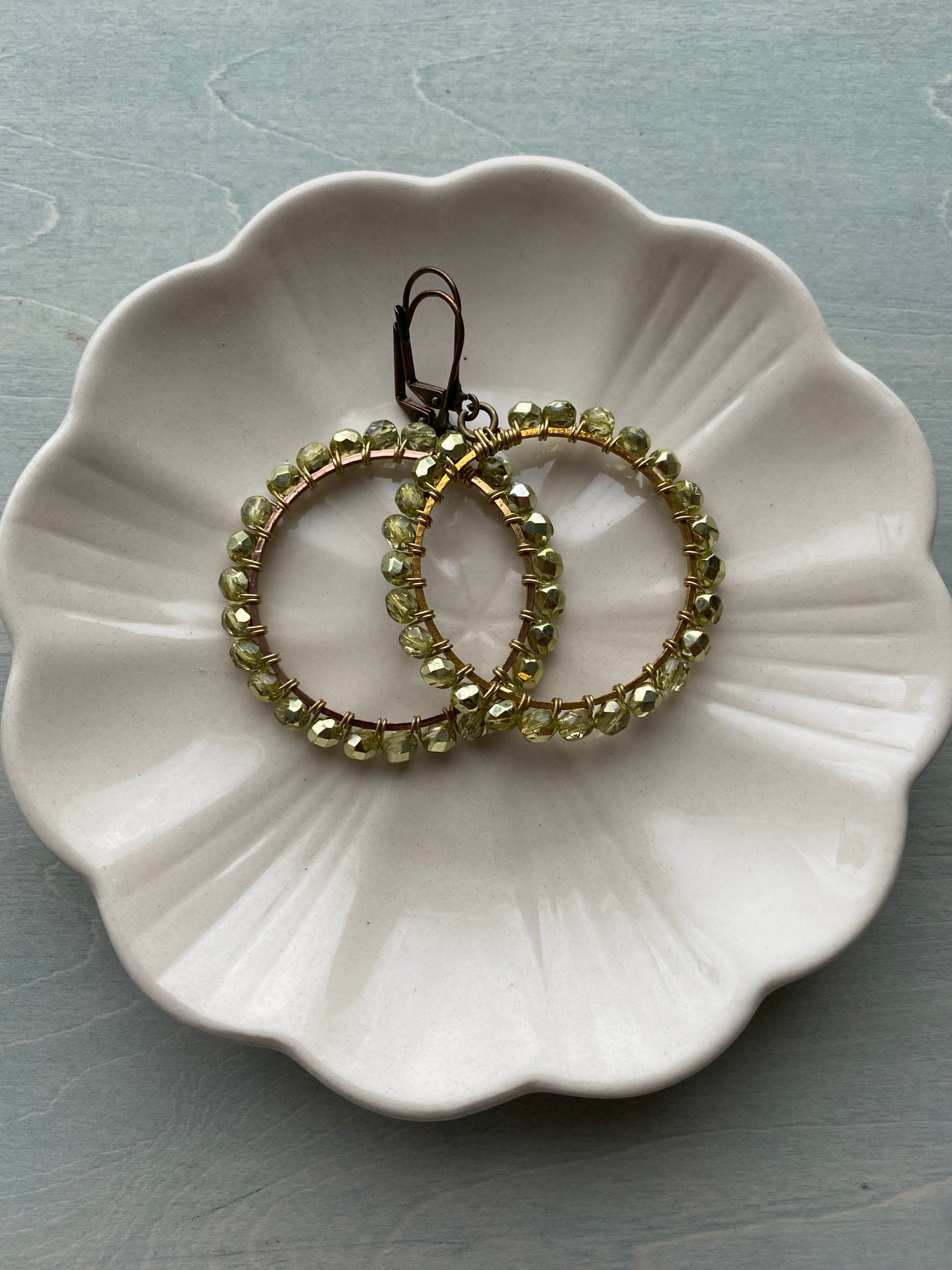 Dragonfly green Hoops