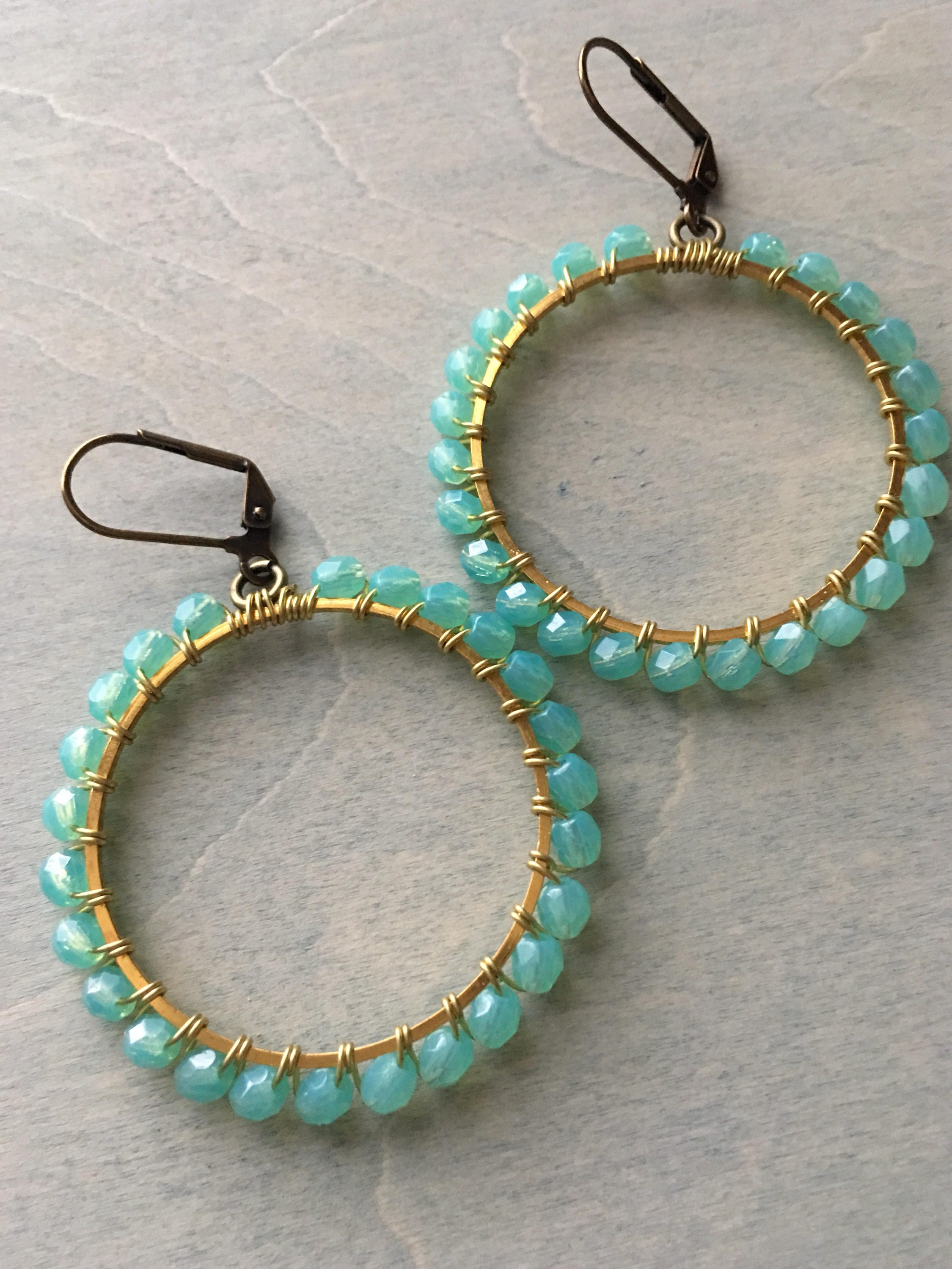 Pepper mint green hoops