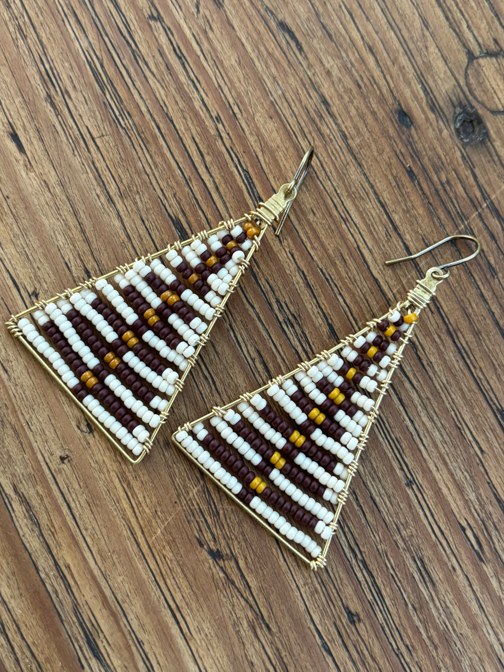 Woven in time earrings/