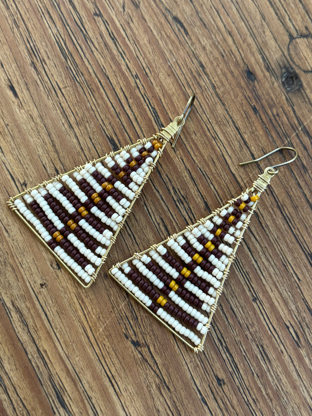 Woven in time earrings/