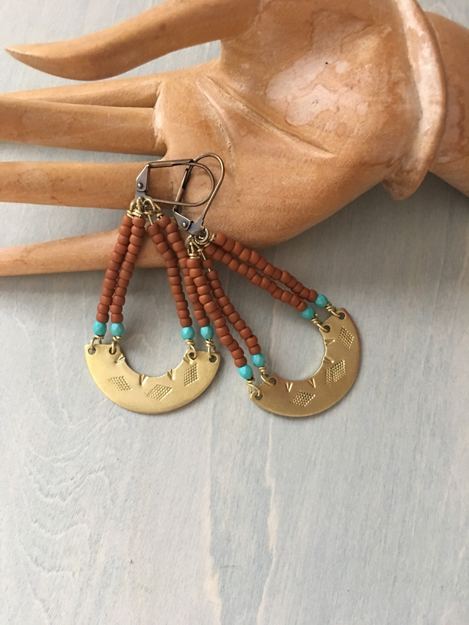 Santa Fe Moon in Rust