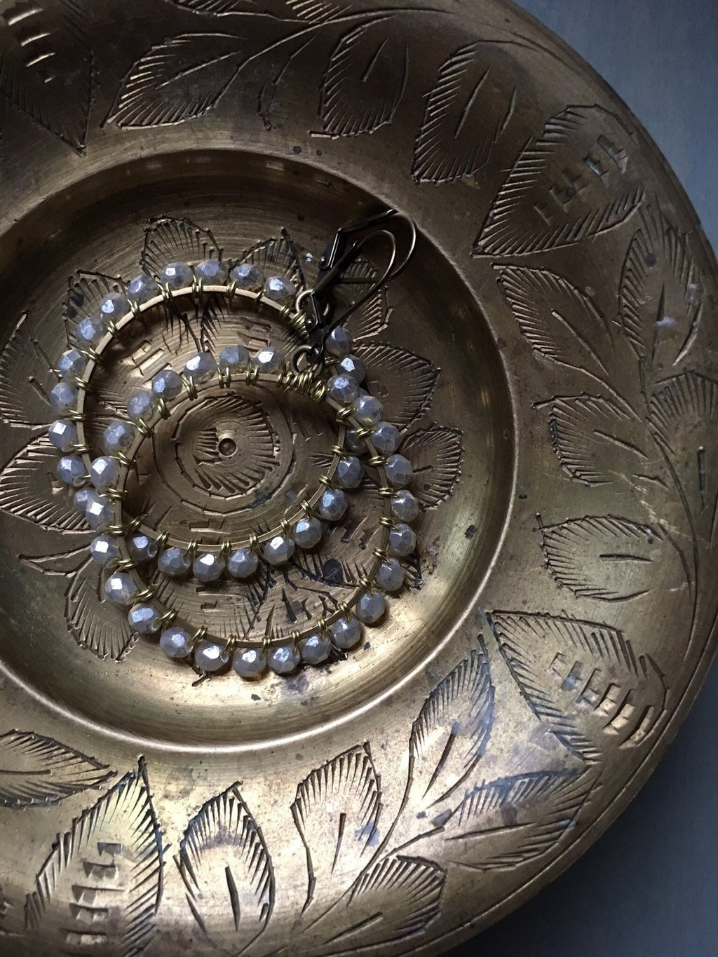 Silvery moon hoop