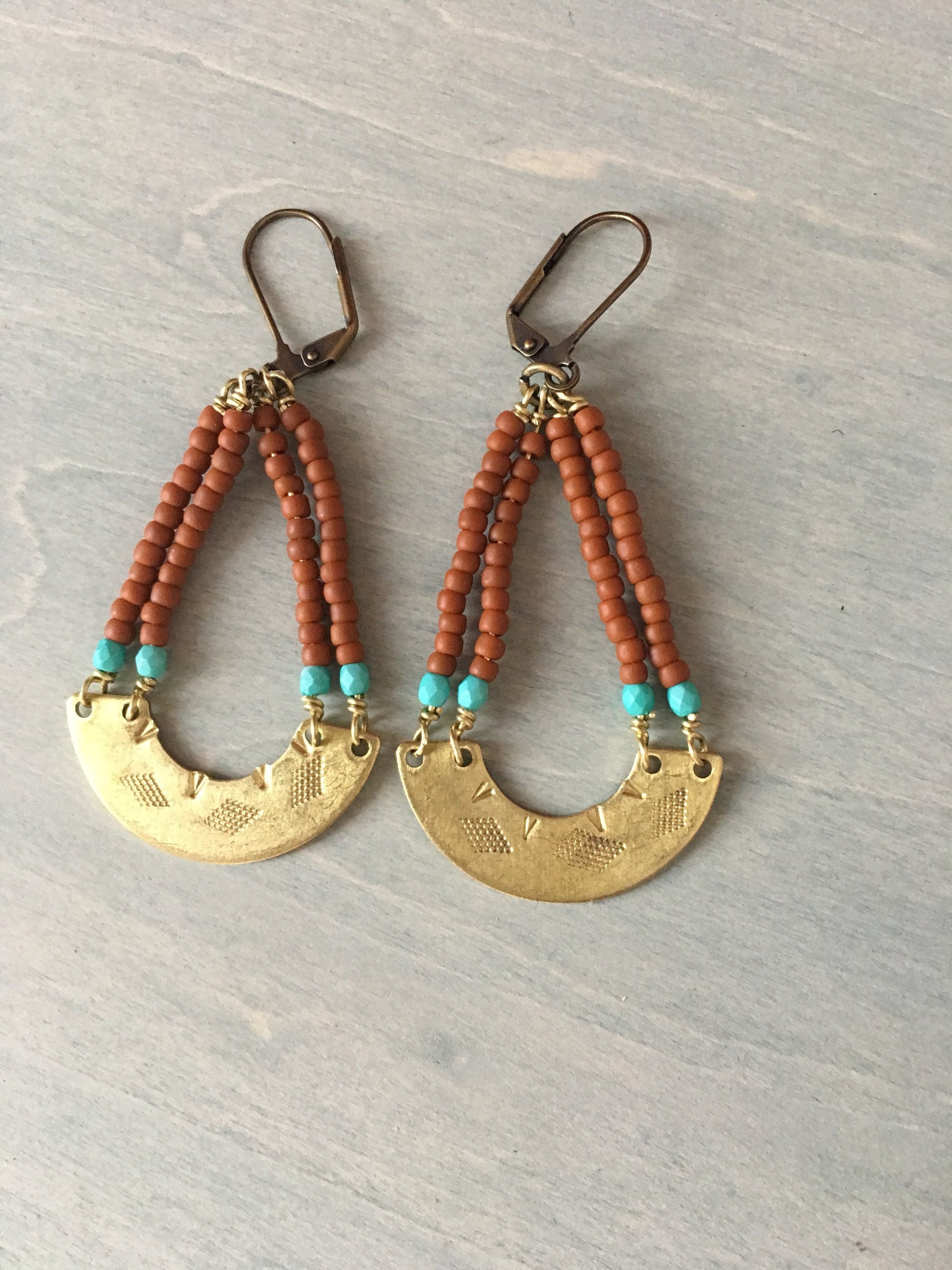 Santa Fe Moon in Rust