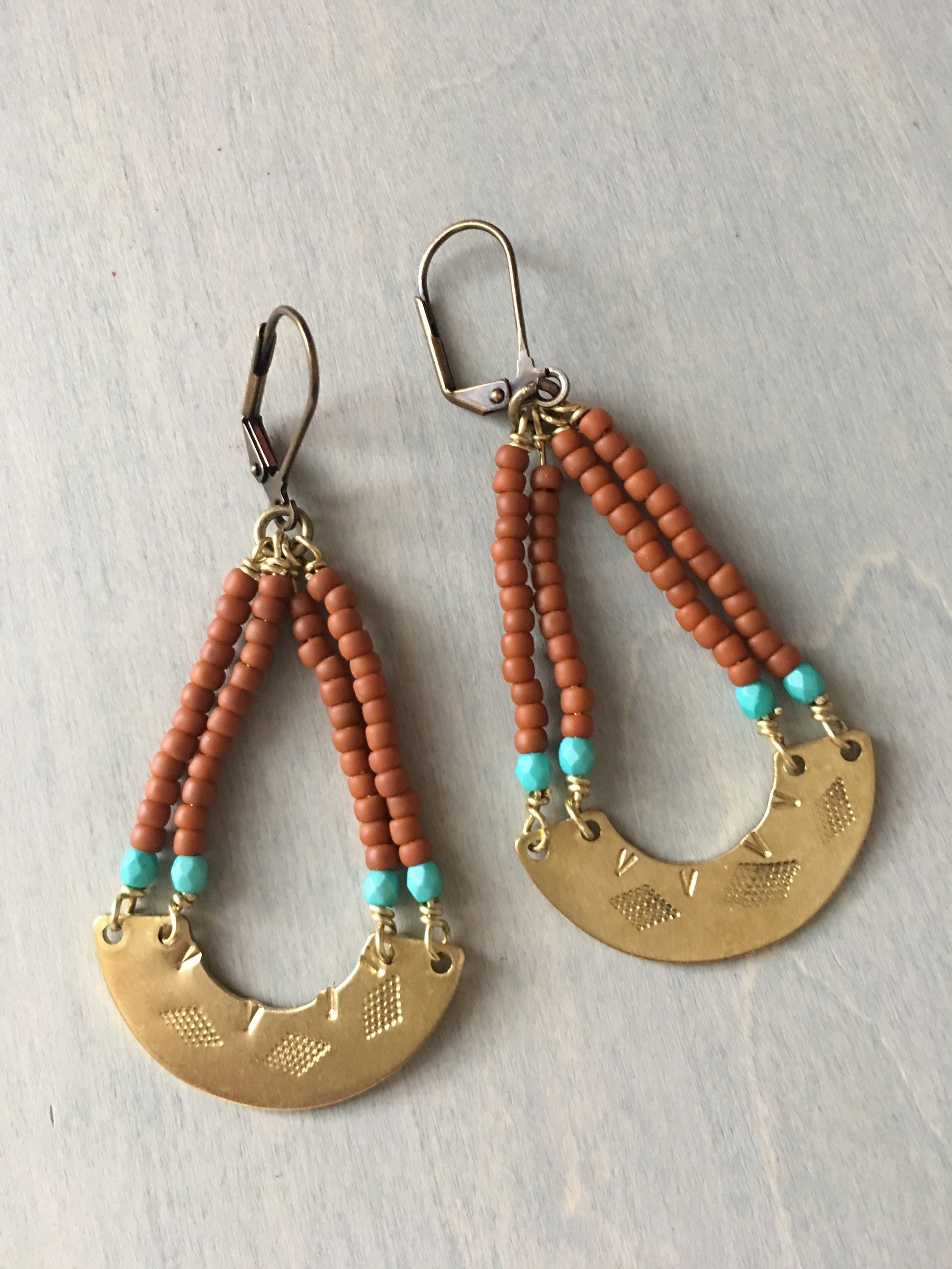 Santa Fe Moon in Rust