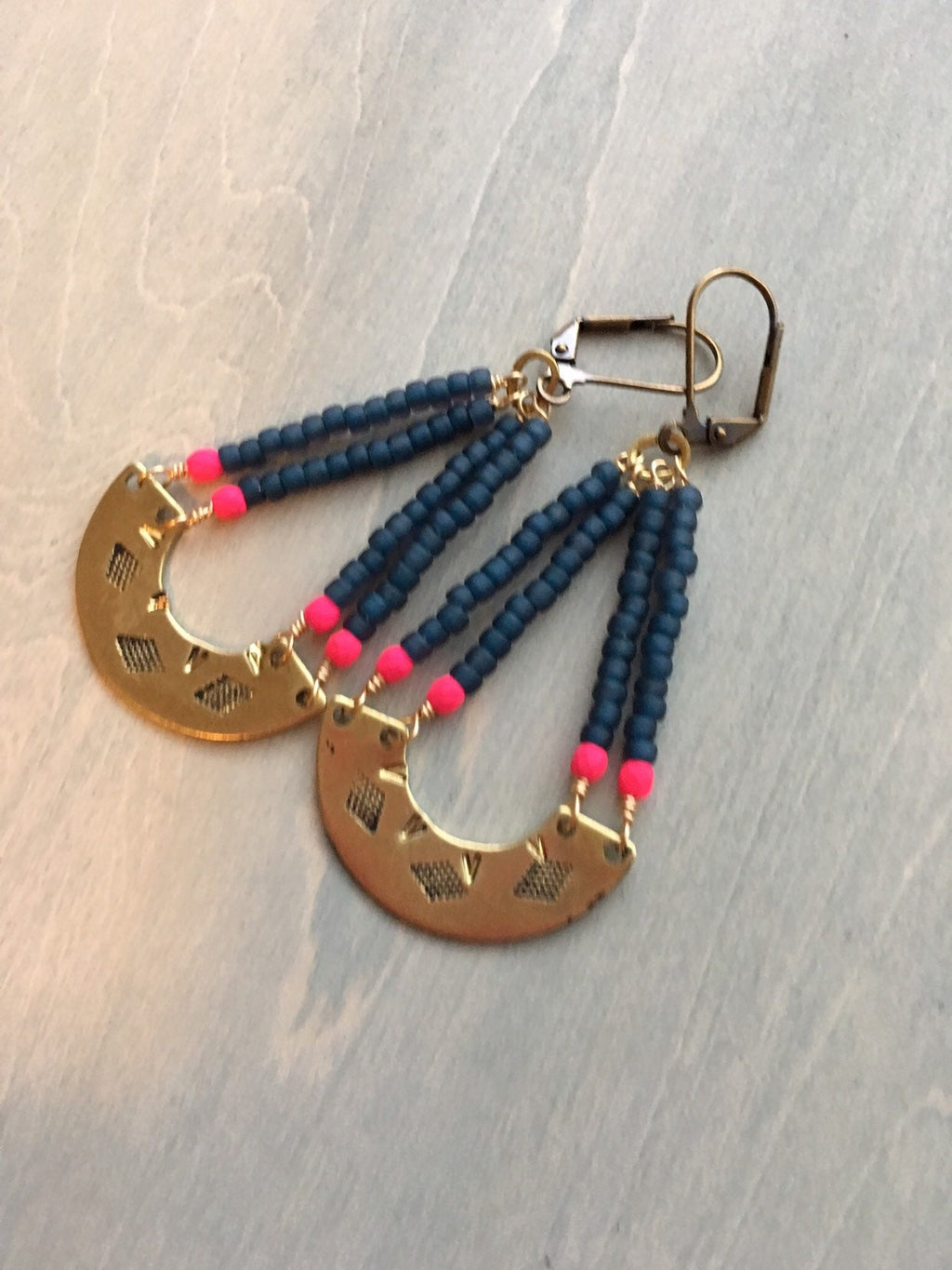 Water reflections  earrings