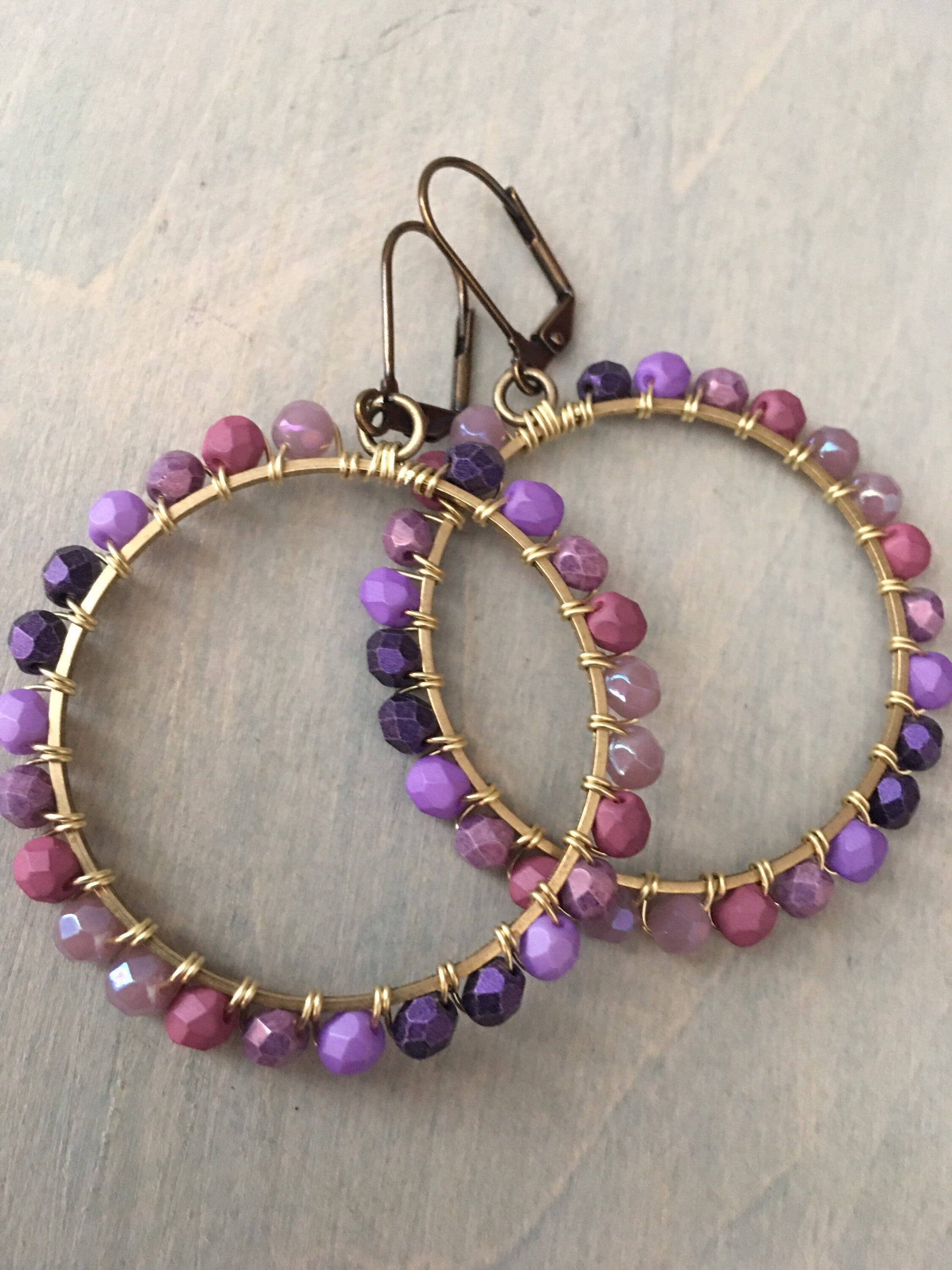 Ombré in Purple hoops