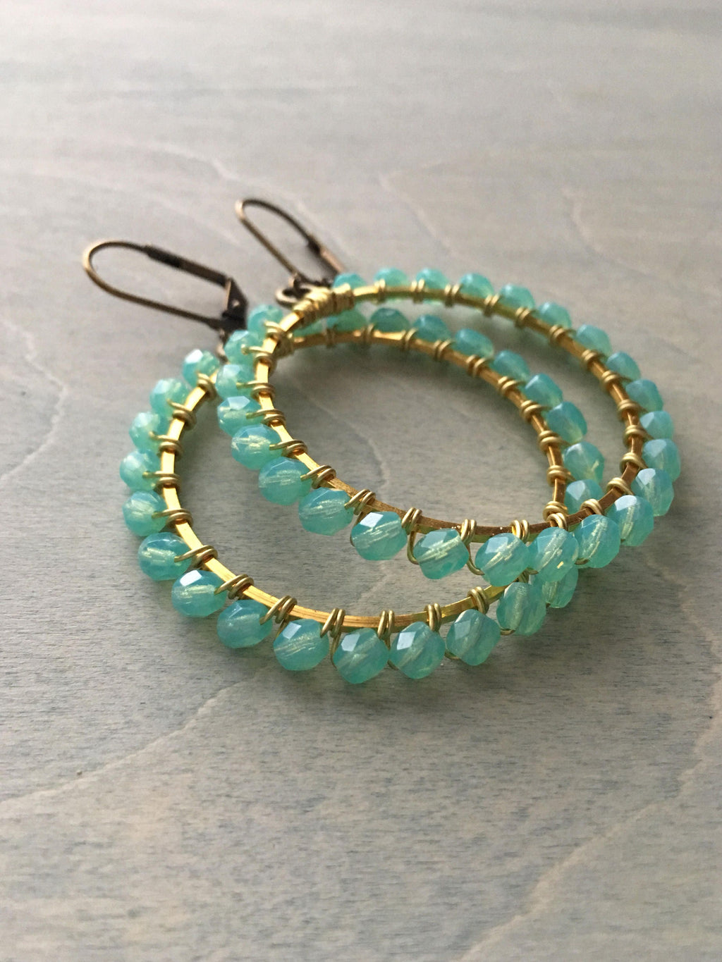 Pepper mint green hoops