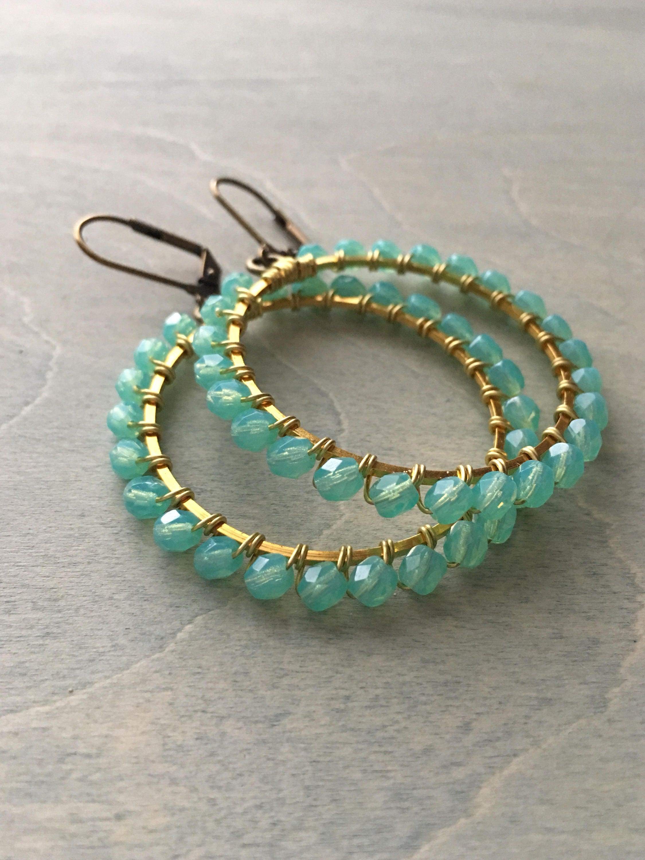 Pepper mint green hoops