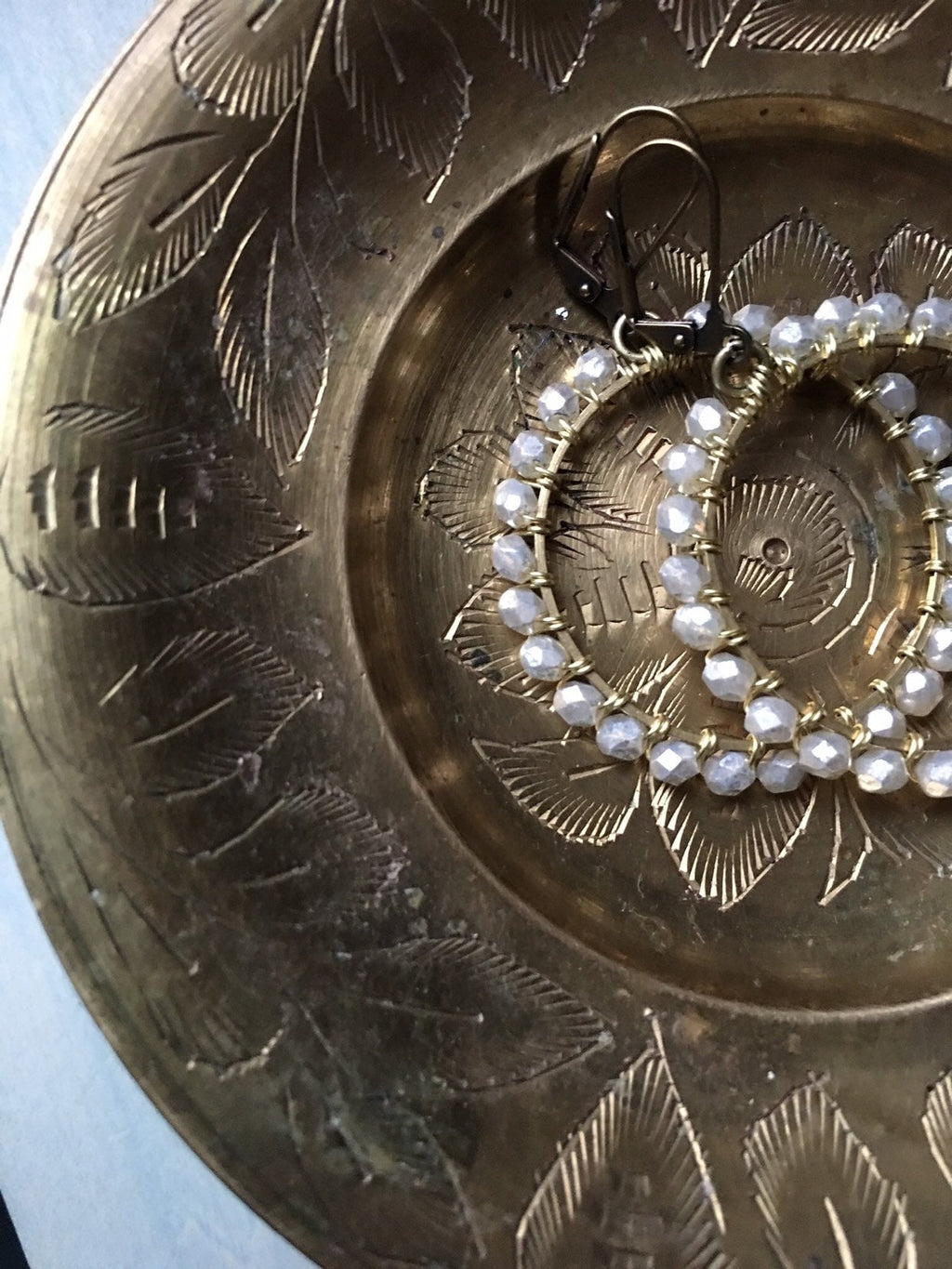 Silvery moon hoop
