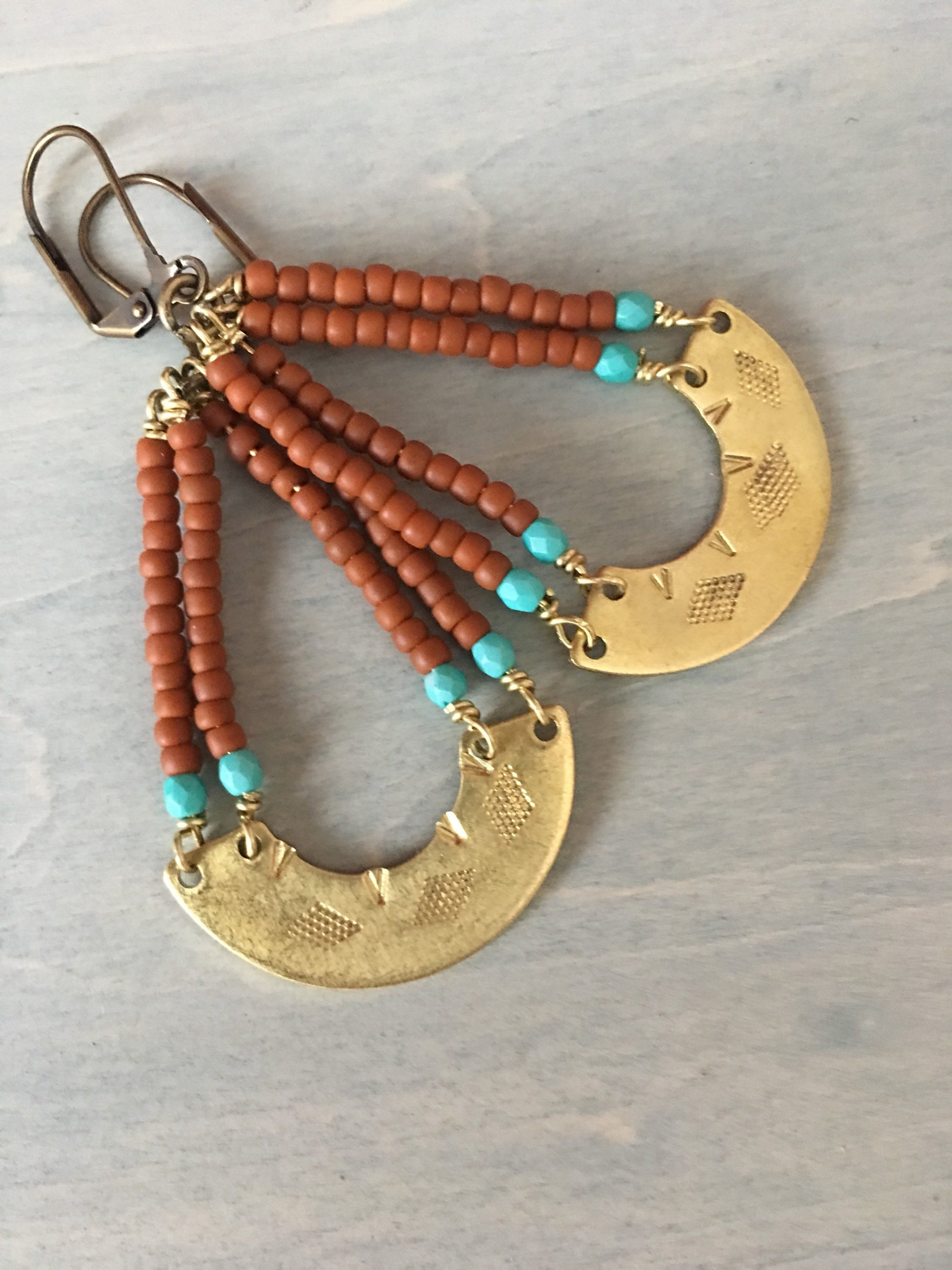 Santa Fe Moon in Rust