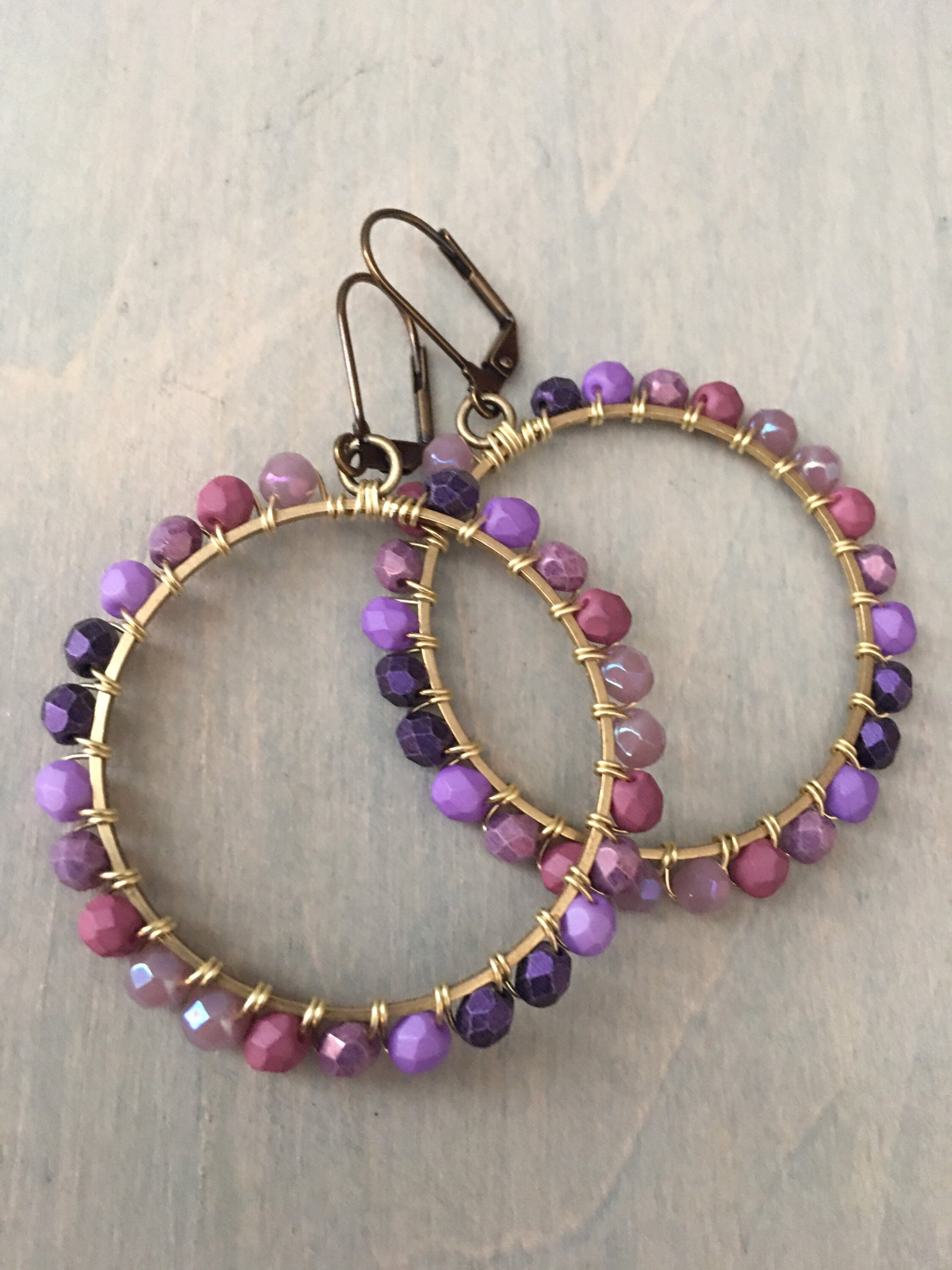 Ombré in Purple hoops