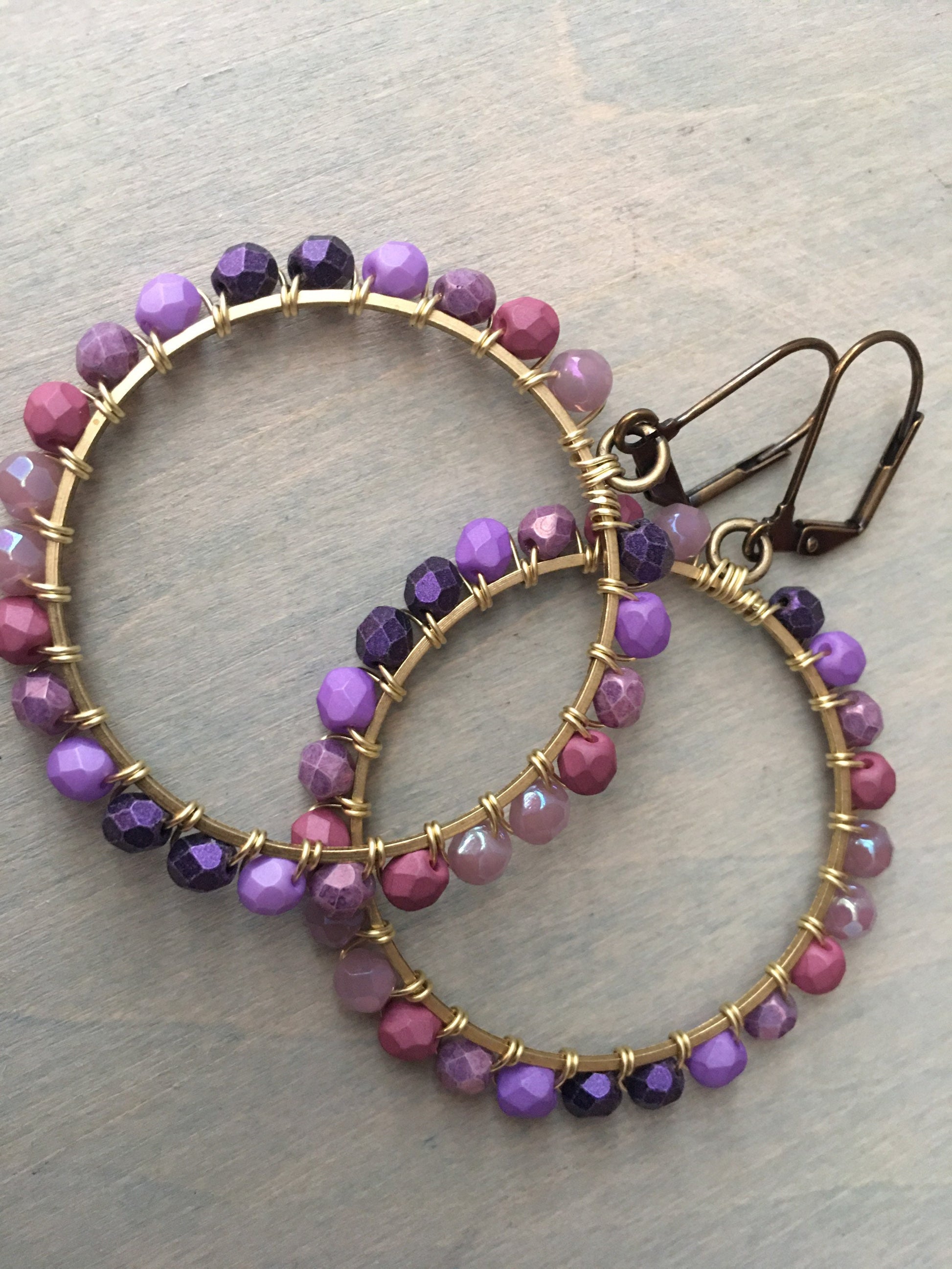 Ombré in Purple hoops